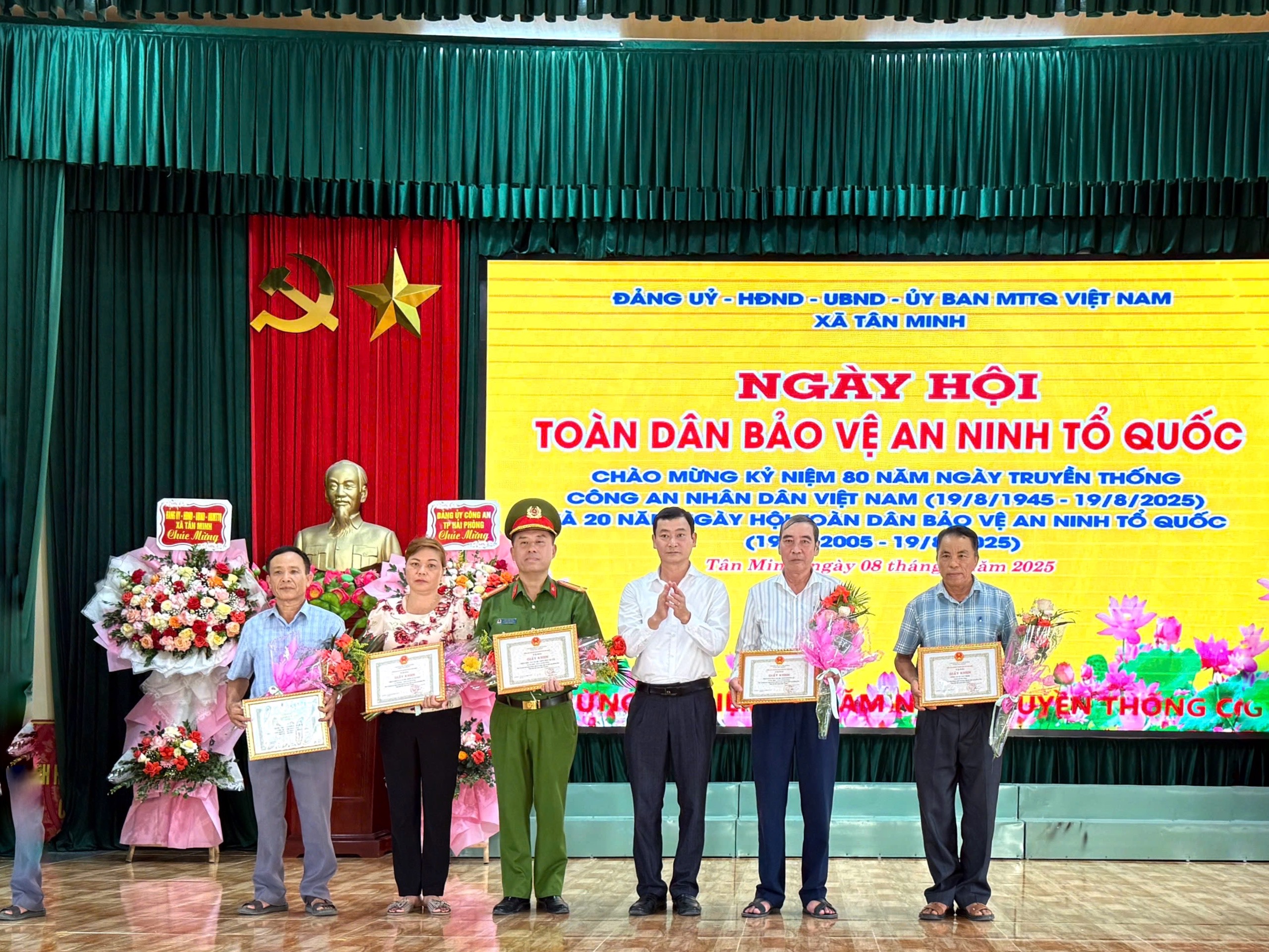 Xã Tân Minh phát huy sức mạnh toàn dân, quyết tâm giữ vững an ninh Tổ quốc, xây dựng quê hương an toàn, văn minh, phát triển
